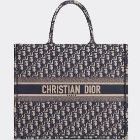 Dior embroidered Dior Oblique canvas Book Tote Dior Oblique bag In Blue 1544517936_M1286ZRIW_M928