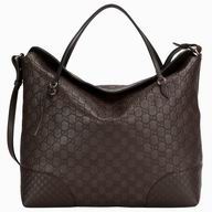 Gucci Bree Classic Calfskin Bag In Chocolate G536800
