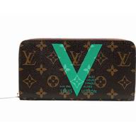 2015 Louis Vuitton Monogram canvas V Zippy Wallet M60928