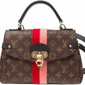 Louis Vuitton Monogram Coated Canvas With Tufted Stripe Georges BB M43866