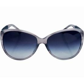 Chanel Quilted Shiny Plastic Frame Sunglasses Gray A564666