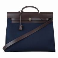 Hermes Classic 40 Calfskin Handle/Shoulder-Bag Navy Blue H7010401