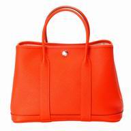 Hermes Garden Party 30cm Calfskin Hand bag Orange H7042011