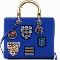 Lady Dior Lambskin With Medals Bag In Blue 115016