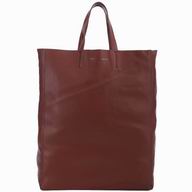 Celine Cabas Lambskin Shopping Bag (Dark Red) CE39981