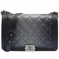 Chanel Lambskin Colorful 30cm Bag Chain Black/Gray A719168