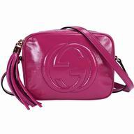 Gucci Soho Disco Calfskin Bag In Peach Red G5060869
