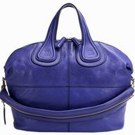 Givenchy Nightingale Medium Bag In Lambskin Blue G521702