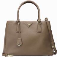 Prada Saffiano Scratch Resistant Calfskin Bag Lotus Grey P97145