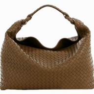 Bottega Veneta Nappa Weave Should Bag Deep Brown BV32185