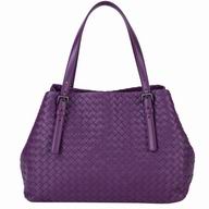 Bottega Veneta Classic Nappa Leather Woven Bag Purple B6110902