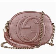 Gucci Soho Disco Calfskin Bag In Pink G555049