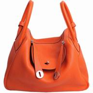 Hermes Lindy 30 Orange Togo Leather Bag With Palladium H050161CK