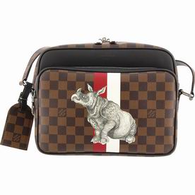 Louis Vuitton NIL Damier Ebene coated canvas Shoulder Bag PM N42704