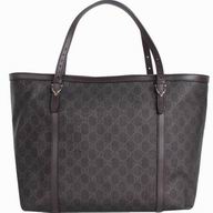 Gucci PVC Waterproof Leather Tote Bag In Choclate G455673