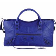 Balenciaga Part-Time Small Stud Bag Blue French 168028BF