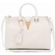 YSL Petit Cabas Chyc Y Calfskin Doctor Small Bag White YSL311210