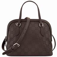 Gucci Emily Guccissima GG Calfskin Bag In Chocolate G559437