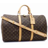 Louis Vuitton Monogram Canvas Keepall 50 With Strap M41416