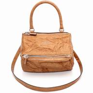 Givenchy Antigona Goatskin Zipper Bag In Brown Gi6112010